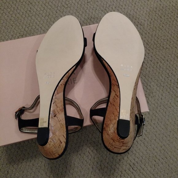 "HOST PICK" - NWOT - Black Jeweled Sandals by Alex Marie Sz 8.5 - Picture 7 of 14